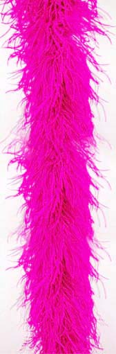 Ostrich feather boa 4 ply - #47 CERISE